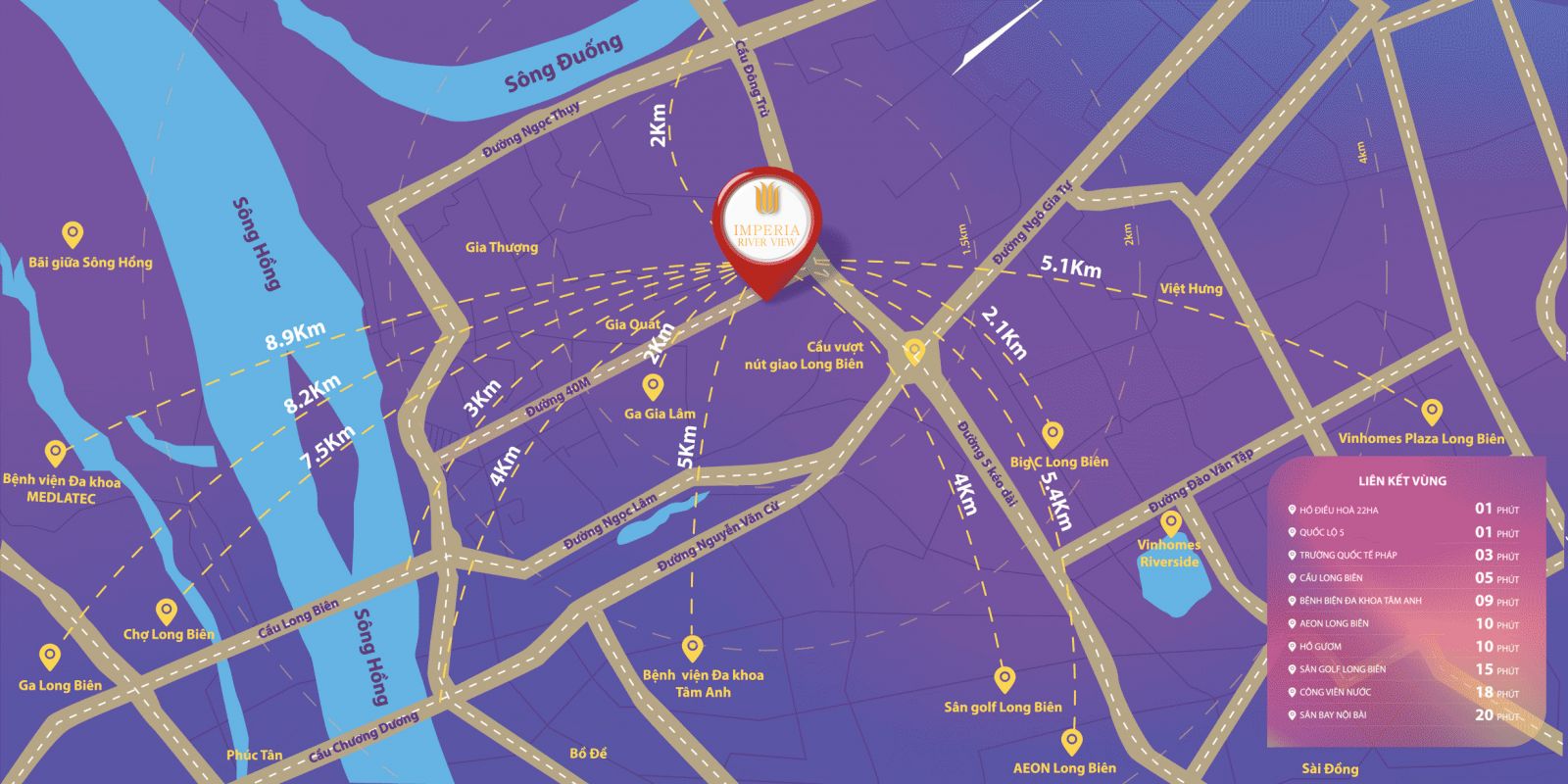 VỊ TRÍ IMPERIA RIVER VIEW LONG BIÊN